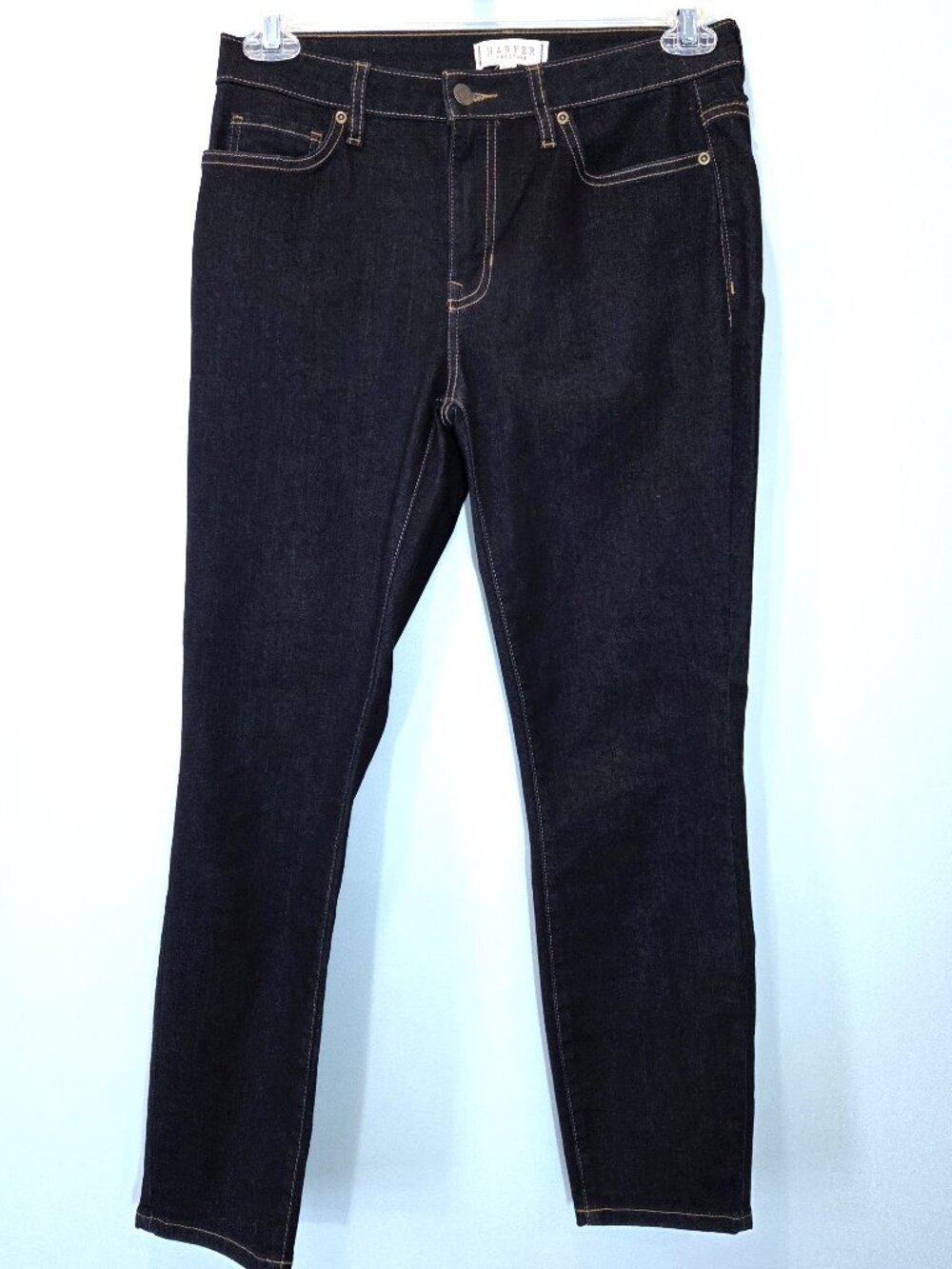 NWOT Harper Dark Wash Cropped Mid Rise Skinny Jeans Size 29